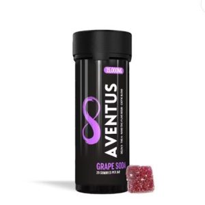 15,000mg AVENTUS8 GUMMIES GRAPE SODA DELTA 9 + THC-A + NANO THC-P LIVE RESIN EXOTIC BLEND