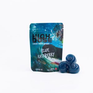Blue Raspberry High Dose 1000mg THC Gummy EU