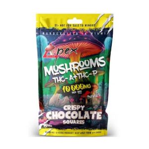 Buy Crispy Chocolate Squares Mushroom THC-A + THC-P 10,000 mg