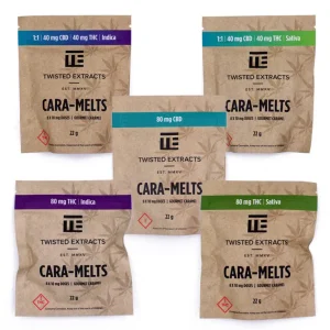 Buy Twisted Extracts Cara-Melts Cannabis Caramel Candy (THC/CBD)