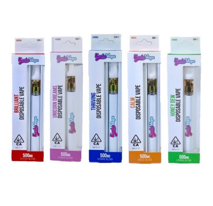 Kushy Punch Disposable Vape Cartridge 70% THC