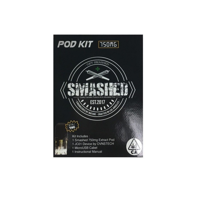 Smashed JUUL Vape Battery with Pod SET – 91% THC