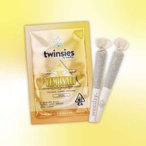 Twinsies - Lemonati 1G Live Resin & Diamond Infused Mini Pre-Rolls